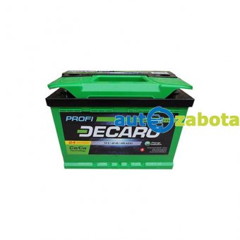 Купить акумулятор 60аг-12в decaro profi (242x175x175), l +, пусковий струм 600